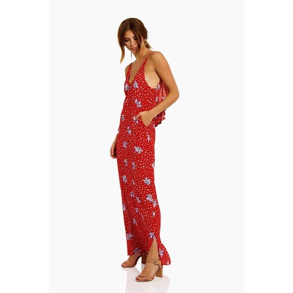 Beach Riot Red Floral Maxi Dress - Picture 3 of 8